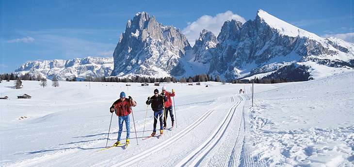 Alpe di Siusi: un paradis pour les skieurs de fond
