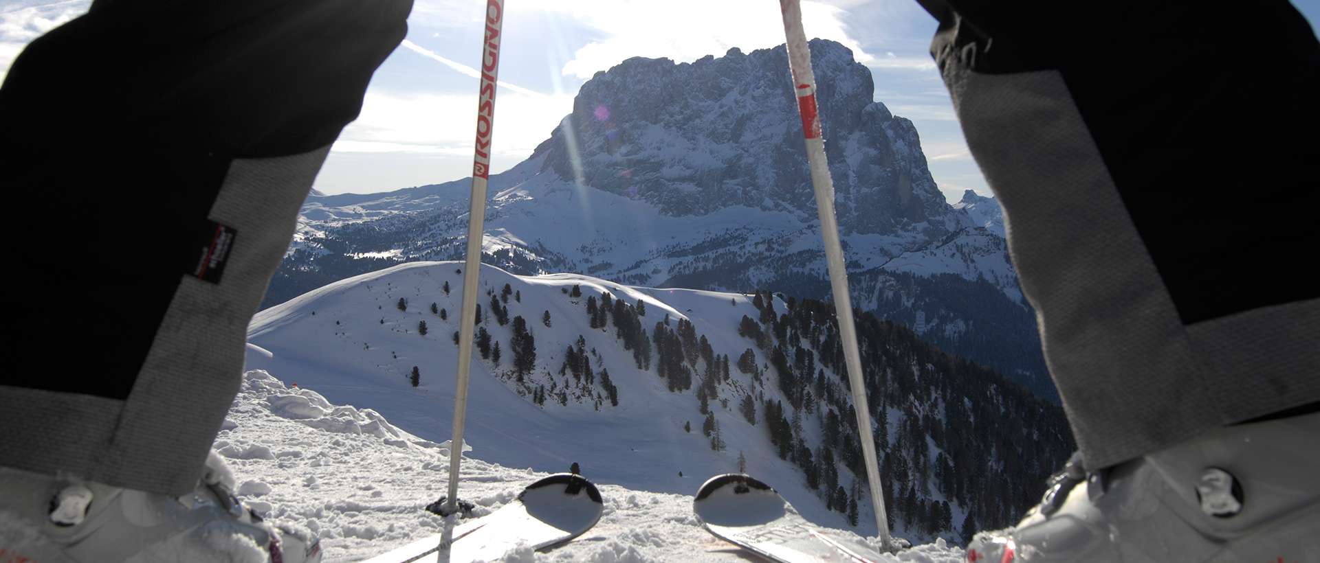 Skier en Val Gardena